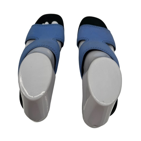 Beach Club By Seychelles Blue Wedge Slip On Sandals Size 5 Women’s - Picture 5 of 9